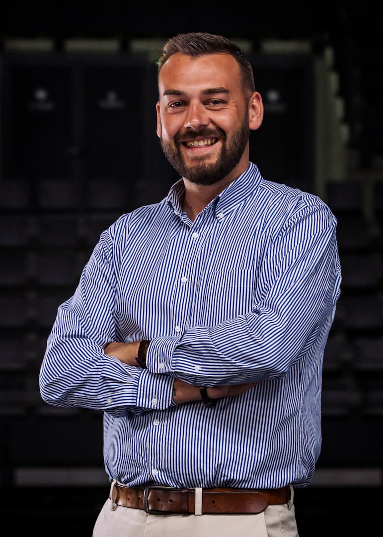 Photographie d'Alexandre Pin , directeur d'Antarès Arena