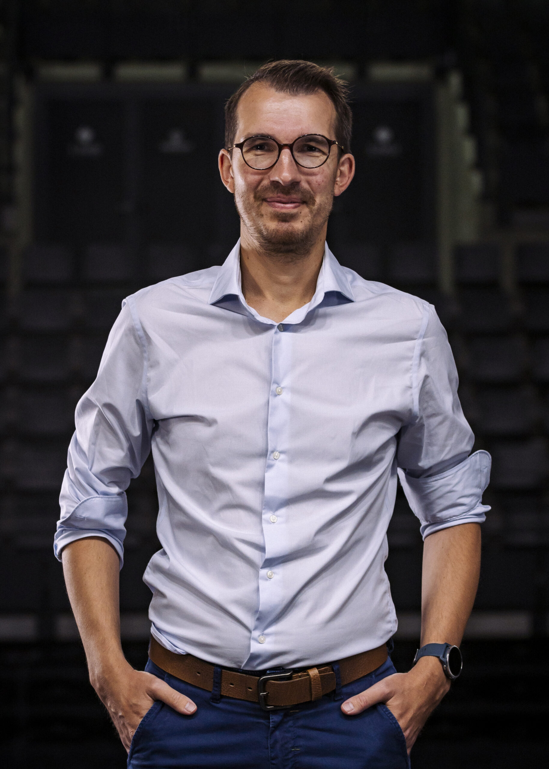 Photographie de Mathieu Barbey, directeur des Docks Océane Le Havre