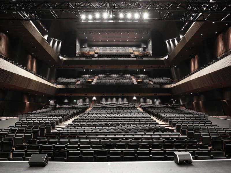 Photographie d'une salle, Salle Pleyel, Paris