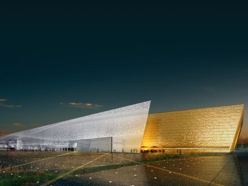 Photographie de nuit du Capitole, Châlons-en-Champagne